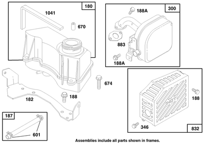 Engine Gts 150 Diagram and Parts List for 20822 7900001 - 7999999 Toro Lawn Mower