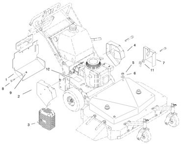 Part Location Diagram of E323679 Toro Spacer Throttle