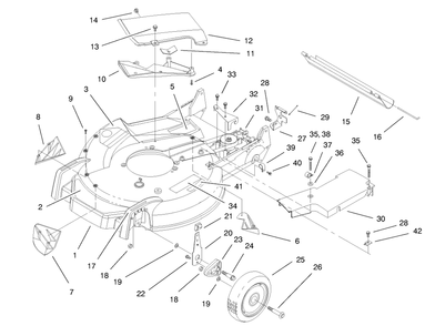 Part Location Diagram of 16-9589 Toro DISCONTINUED