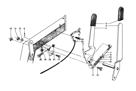 Controls Diagram and Parts List for 3104 3000001 - 3999999 Toro Lawn Tractor Accessories