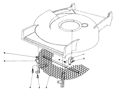 Leaf Shredder Kit No. 59105 (Optional) Diagram and Parts List for 20810 1000001 - 1999999 Toro Lawn Mower