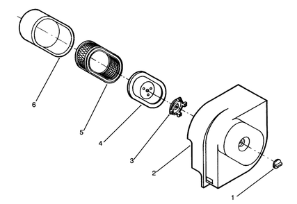 Air Cleaner Assembly Diagram and Parts List for 72040 3900001 - 3999999 Toro Lawn Tractor
