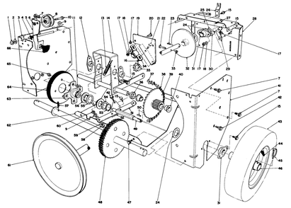 Traction Assembly Diagram and Parts List for 38080 9000001 - 9999999 Toro Snow Blower