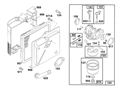 Engine Model 124702-3115-01 Diagram and Parts List for 20668 1000001 - 1999999 Toro Lawn Mower