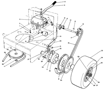 Axle Assembly Diagram and Parts List for 30180 100001 - 199999 Toro Lawn Tractor Accessories