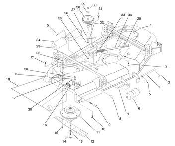Part Location Diagram of 95-2836 Toro DISCONTINUED