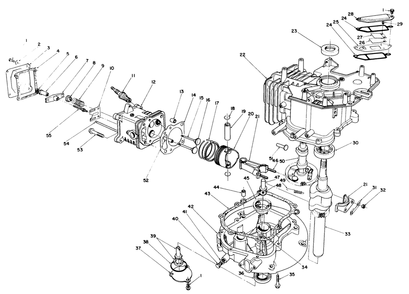 Engine Assembly (Model No. Vmg6) Diagram and Parts List for 20526C 7000001 - 7999999 Toro Lawn Mower