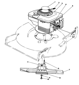 Engine Assembly Diagram and Parts List for 20213 2000001 - 2999999 Toro Lawn Mower
