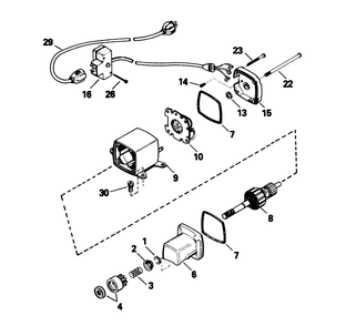 Electric Starter Motor Kit No. 23-3790 Diagram and Parts List for 38056 1000001 - 1999999 Toro Snow Blower