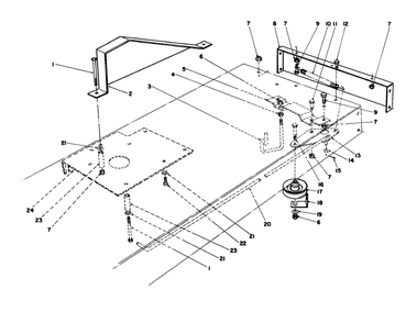 Traction Assembly Diagram and Parts List for 56155 6000001 - 6999999 Toro Lawn Tractor