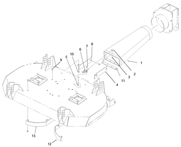 Part Location Diagram of 95-6424 Toro Tab-Plenum