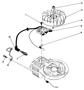 Engine Assembly Model No. 47ph7 Diagram and Parts List for 22025 8000001 - 8999999 Toro Lawn Mower