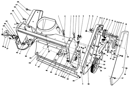 Part Location Diagram of 12-8279 Toro Idler Arm Assembly (Incl. Ref. #30 & 31)