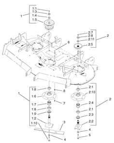 Part Location Diagram of 100-2313 Toro DISCONTINUED