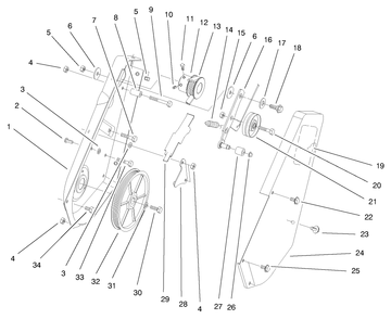 Part Location Diagram of 55-9010-01 Toro DISCONTINUED