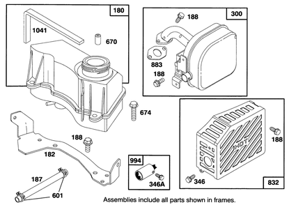 Engine Gts-150 Diagram and Parts List for 20766BC 49000001 - 49999999 Toro Lawn Mower