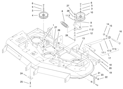 Part Location Diagram of E633029 Toro DISCONTINUED