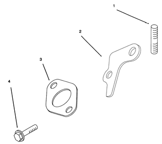 Exhaust Diagram and Parts List for 72064 6900001 - 6999999 Toro Lawn Tractor
