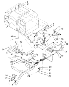 Part Location Diagram of 98-2367 Toro Module-Detect,