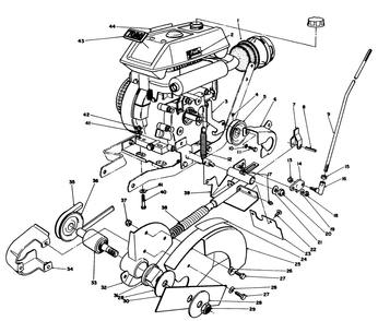 Part Location Diagram of 11-8309 Toro Pivot Arm Bracket Assembly