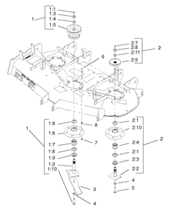 Part Location Diagram of 27-0990 Toro Blade-18 Inch