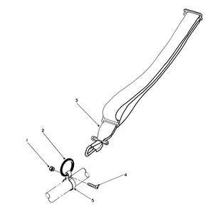Shoulder Harness (Optional) Diagram and Parts List for 51637 1000001 - 1999999 Toro Trimmer