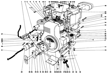 Part Location Diagram of 27-3820 Toro Engine