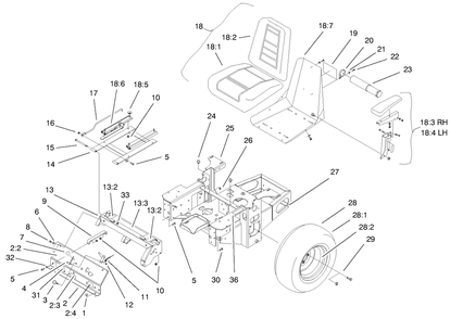Part Location Diagram of E523428 Toro DISCONTINUED