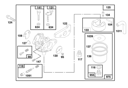 Engine Gts 150 Diagram and Parts List for 20464 6900001 - 6999999 Toro Lawn Mower