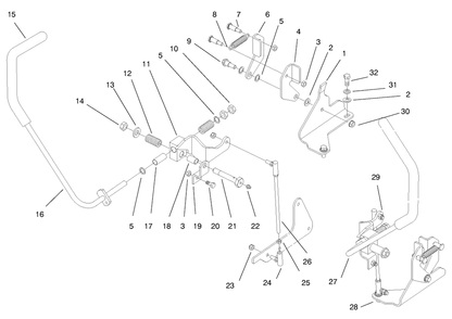 Steering Systems Diagram and Parts List for 74160 790001 - 799999 Toro Lawn Tractor