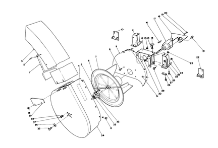Bagging System Groundsmaster 117 Blower Assembly Diagram and Parts List for 30576 800001 - 899999 Toro Lawn Tractor Accessories