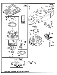 Engine Gts-150 Diagram and Parts List for 20928B 49000001 - 49999999 Toro Lawn Mower