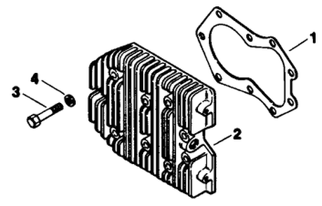 Cylinder Head-Engine Kohler Model No. Mv16s-Type 56519 Diagram and Parts List for 30180 200001 - 299999 Toro Lawn Tractor Accessories