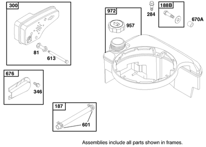 Engine Briggs & Stratton Model 12f802-1787-E1 Diagram and Parts List for 20803 9900001 - 9999999 Toro Lawn Mower