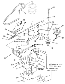 Section 10-Pto Clutch, Pulleys, And Controls Diagram and Parts List for R3-12B601  Toro Lawn Tractor