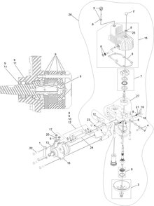 Rh Hydro Assembly Diagram and Parts List for 72949 400000000-406397818 Toro Lawn Mower