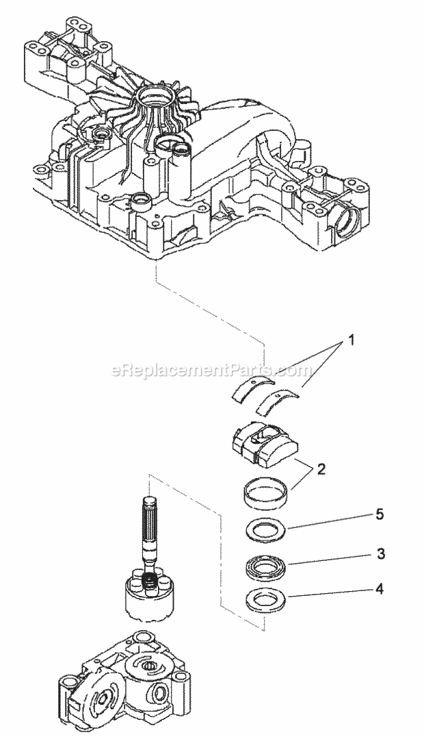 Range Shift Assembly Transmission Assembly No Diagram and Parts List for 74596 312000001-312999999 Toro Lawn Mower