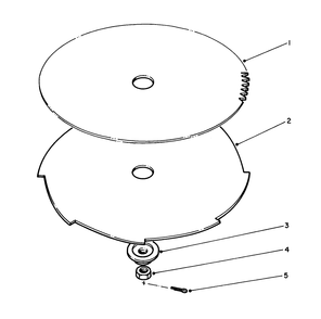 Saw Blade And Brush Blade (Optional) Diagram and Parts List for 51608 4000001 - 4999999 Toro Trimmer