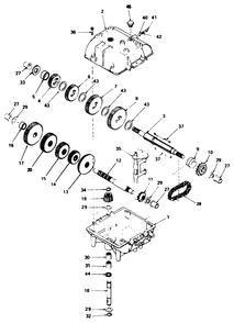 Peerless Transmission Model No. 787 Diagram and Parts List for 30113 6000001 - 6999999 Toro Lawn Tractor Accessories