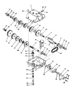 Peerless Transmission Model 762-A Diagram and Parts List for 56125 6000001 - 6999999 Toro Lawn Tractor