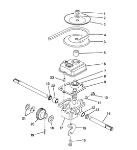Gearbox Assembly No. 71-8250 (Model No. 20905 Only) Diagram and Parts List for 20905B 0000001 - 0999999 Toro Lawn Mower