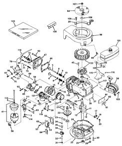 Engine Model Lav35-40455h Diagram and Parts List for 17601 9000001 - 9999999 Toro Lawn Mower