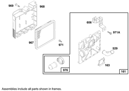 Engine Briggs & Stratton Model 12f802-0650-01 Diagram and Parts List for 20776 7900001 - 7999999 Toro Lawn Mower