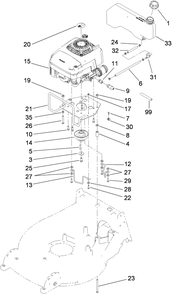 Part Location Diagram of 116-0972-03 Toro Plate-engine