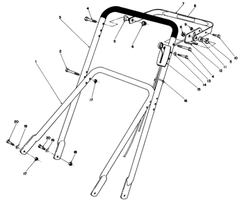 Part Location Diagram of 65-4993 Toro DISCONTINUED