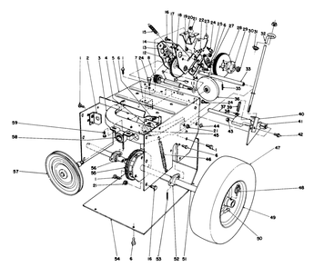 Traction Assembly Diagram and Parts List for 38056C 9000001 - 9999999 Toro Snow Blower