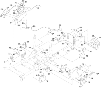 Part Location Diagram of 126-9023-01 Toro Bracket-Guard, Rh