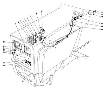 Headlight Kit No. 38-5760 Diagram and Parts List for 57300 1000001 - 1999999 Toro Lawn Tractor