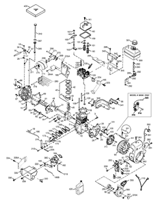 Engine Assemblies Ohsk 120-223604a And Ohsk 120-223605a Diagram and Parts List for 38590 8900001 - 8999999 Toro Snow Blower