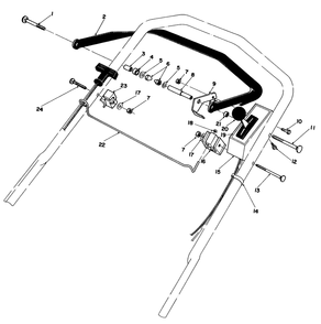 Traction Control Assembly Diagram and Parts List for 20581 3000001 - 3999999 Toro Lawn Mower